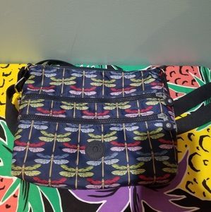 Kipling Alvar dragonfly print Crossbody purse